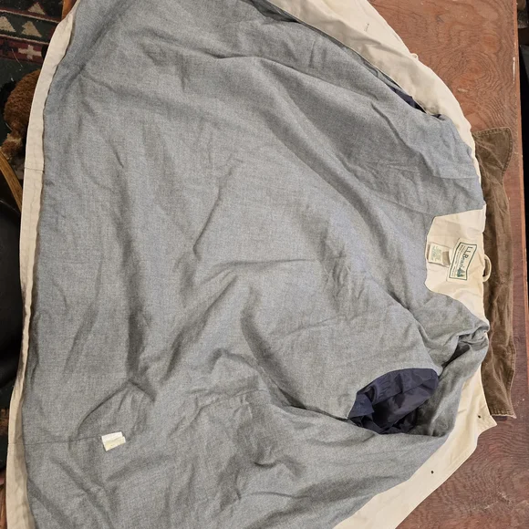 L.L. Bean Women's 2x Chore Coat Jacket Brown Corduroy Vintage - Picture 4 of 16